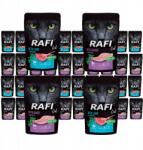 RAFI Nedves macskaeledel 40x100g Ízkeverék Rafi Gabonamentes Halmentes Dolina Noteci - allegro - 5 830 Ft