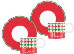 Bialetti Italia csésze és csészealj szett 2db (TRICOL01) (TRICOL01)