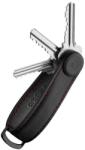 Orbitkey bőr kulcstartó 2.0 Crazy Horse - Obsidian Black & Red (P13410)