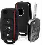  Szilikon Kulcstartó Tok Távirányító Kártya Volkswagen Skoda Golf Passat Seat