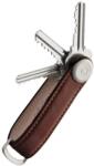Orbitkey Bőr kulcstartó 2.0 - Eszpresszó és barna varrással (P13416)