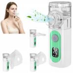 VARON Hálós inhalátor LCD kijelzővel, újratölthető akkumulátorral - allegro - 5 600 Ft