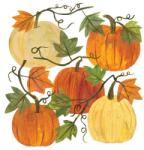 PPD Őszi sütőtökös szalvéta - 25x25 cm - Tracey's Pumpkins (VR-125003449)