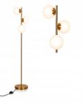 Krislamp Állólámpa Fehér Loft Gömbök Arany 165CM Led (KR479-2FL)