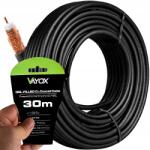 Vayox Koaxiális Kábel Zselés Antennakábel Cu Föld Réz Fekete Vayox 30M (KABEL ANTENOWY MIEDZIANY ŻELOWANY CZARNY)