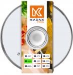 Kadax Üvegfedő 20 cm Serpenyő Fedő Univerzális Hőálló (K1921)