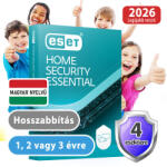 ESET HOME Security Essential hosszabbítás (4 eszköz / 2 év) (Elektronikus licenc) 30% kedvezménnyel tanárok, diákok, nyugdíjasok, EÜ dolgozók részére (eset_home_security_essential_4pc_2ev_akcio_hossz)