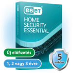 ESET Home Security Essential (5 gépre, 3 évre) online vírusirtó szoftver (eset_home_security_essential_5pc_3ev)