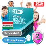 ESET HOME Security Essential hosszabbítás (2 eszköz / 1 év) (Elektronikus licenc) 30% kedvezménnyel tanárok, diákok, nyugdíjasok, EÜ dolgozók részére (eset_home_security_essential_2pc_1ev_akcio_hossz)