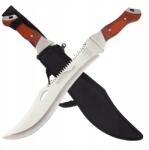 BSH Adventure Bajonett Kés Taktikai Vadász Bozótvágó 47CM Kabura katonai túlélő xj4734 (N632)