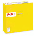 FATO Szalvéta 33x33cm citromsárga 2 rétegű 50 lap/csomag - atadcleankft
