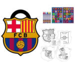  Barcelona színező szett zsírkrétával és matricákkal