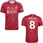  Liverpool mez felső felnőtt Adidas Home 2026-27 Szoboszlai 8 Premier League betűtípus XL