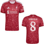  Liverpool mez felső felnőtt Adidas Home 2026-27 Szoboszlai 8 Liverpool betűtípus S