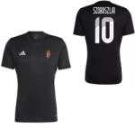  Magyarország mez felső szurkolói Adidas felnőtt fekete SZOBOSZLAI 10 XL