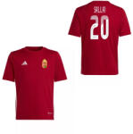  Magyarország mez felső szurkolói Adidas gyerek kerek nyak piros - SALLAI 20 128