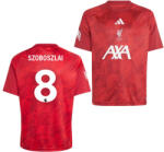  Liverpool mez felső gyerek Adidas AXA 2026-27 Szoboszlai 8 Premier League betűtípus 140