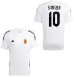  Magyarország mez felső szurkolói Adidas felnőtt fehér T24 SZOBOSZLAI 10 XS