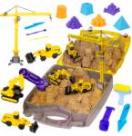 Click4toys Otthoni Homokozó Gyerekeknek Kinetikus Homok Kotrógép Daru Lapát Forma (4341)