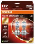 OSRAM H7 Px26d éjszakai Megszakító 220% 12v 55w 2db 64210nb220-2hb