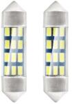 AMiO LED izzók STANDARD 3014 12SMD Festoon C5W C10W C3W 36mm Fehér 12V