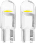 AMiO LED izzók STANDARD T10 W5W COB HPC 12V Tiszta fehér