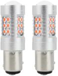 AMiO LED izzók CANBUS 3030 24SMD 1157 BAY15D P21/5W Piros 12V/24V