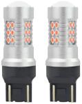 AMiO LED izzók CANBUS 24SMD 3030 1157 T20 7443 21/5W Piros 12V/24V