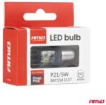 AMiO LED izzó LumiTec BAY15D P21/5W 12V FULL CANBUS fehér 1db