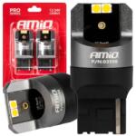 AMiO LED CANBUS PRO sorozat 7440 WY21W 4x3030 SMD sárga 12/24V CANBUS AMIO-03590