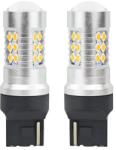 AMiO LED izzók CANBUS 3030 24SMD T20 7440 WY21W Narancs 12V/24V