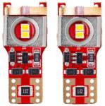 AMiO LED izzók CANBUS 2016 6SMD T10 W5W W10W Fehér Fehér 12V/24V