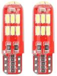 AMiO LED izzók CANBUS 15SMD 4014 T10e (W5W) SILCA White 12V
