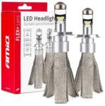 AMiO LED autólámpák FLEX+ széria H4 lencsék 12V 24V 6000K Canbus