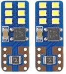 AMiO LED izzók CANBUS 12SMD UltraBright 2016 T10e (W5W) Fehér 12V/24V