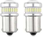 AMiO LED izzók CANBUS 3014 24SMD + 3030 6SMD 1156 BA15S P21W R10W R5W Fehér 12V/24V