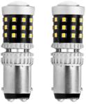 AMiO LED izzók CANBUS 2016 39SMD 1157 BAY15D P21/5W Fehér 12V/24V