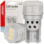 AMiO LED izzók 360 Pure Light Series STANDARD T10 W5W 3x3020 SMD White 12V/24V