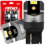 AMiO LED izzók CANBUS PRO sorozat 7443 W21/5W 4x3030 SMD Fehér 12/24V AMIO-03591