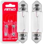 AMiO Halogén izzók C5W Festoon SV 8, 5-8 36mm 12V 2db blister