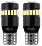 AMiO LED izzók CANBUS 18SMD 3014 + 1SMD 1SMD T10 W5W Fehér 12V/24V
