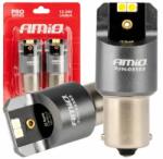 AMiO LED izzók CANBUS PRO sorozat BA15S P21W 4x3030 SMD Fehér 12/24V AMIO-03583