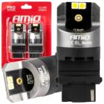 AMiO LED CANBUS PRO sorozat 3156 P27W 4x3030 SMD Fehér 12/24V CANBUS AMIO-03587