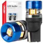 AMiO LED izzók CANBUS T10 W5W 5SMD 3030 Fehér 12V/24V