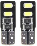 AMIO LED izzók CANBUS 4SMD 5730 T10 (W5W) Fehér