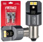 AMiO LED izzók FULL CANBUS PRO T4W BA9S 4x3030 SMD White 12V 24V