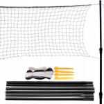 Sportvida Badmitona Röplabda Háló 6, 5 M Erős Nylon Oszlopok 1, 7 M Sportvida (SV-SE0005)