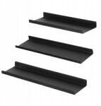 SONGMICS Polc forgácslap Songmics 35 x 9, 5 cm fekete (LFS12BK)