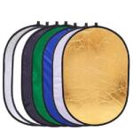 iShoot Blenda ovala 7in1 gold silver difuzie alb negru albastru verde 100x150cm