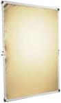 Falcon Eyes Panou reflexie pliabil 150x200 cm FalconEyes Gold Stripe cu cadru din aluminiu CR-B1520MV